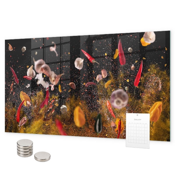Magnetic board vegetables