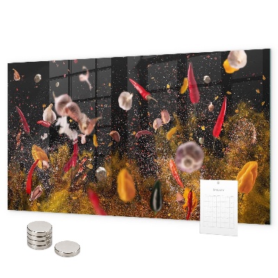 Magnetic board vegetables