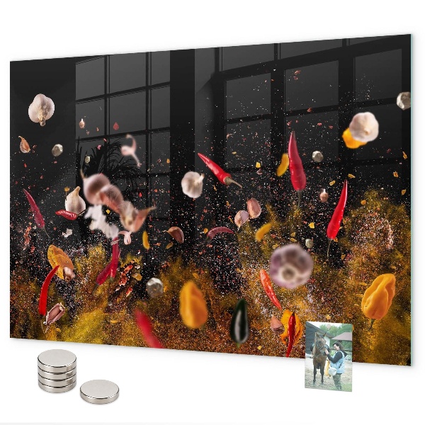 Magnetic board vegetables