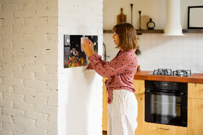 Magnetic board vegetables
