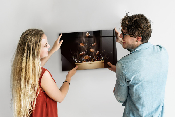 Magnetic board hot coffee design