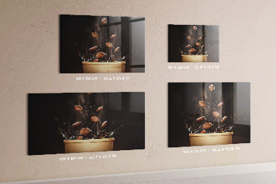 Magnetic board hot coffee design