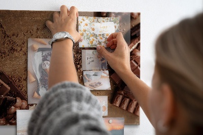 Magnetic board chocolate bar design