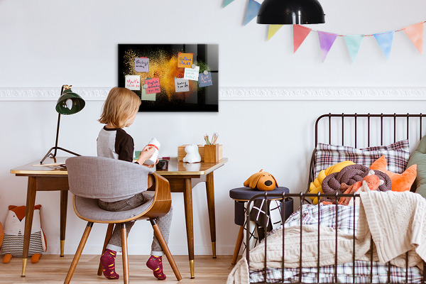 Magnetic board for wall spilled spices design