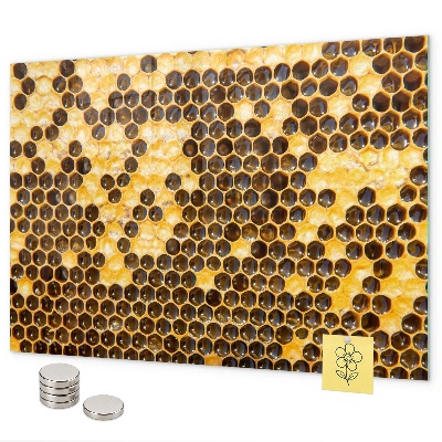 Magnetic wall board honeycomb design