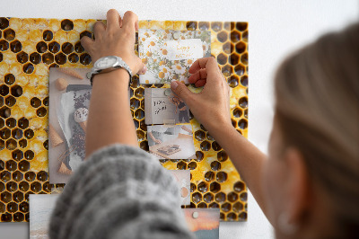 Magnetic wall board honeycomb design