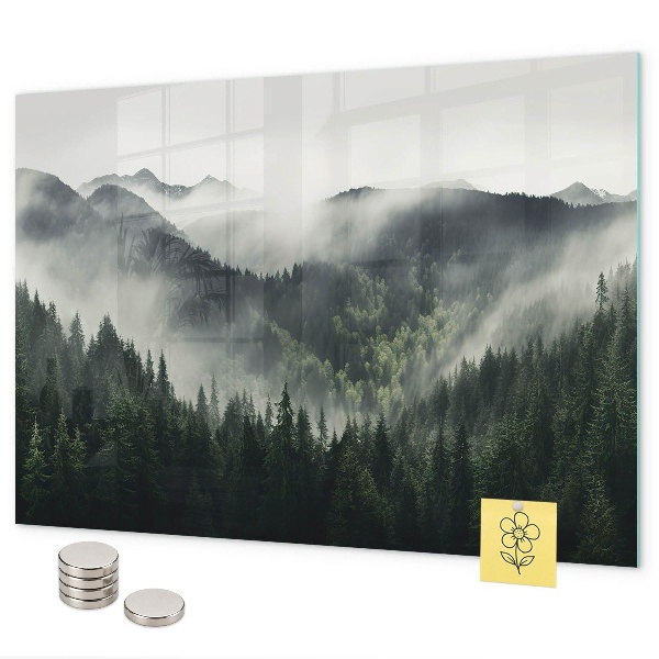 Magnetic board for wall forest landscape design