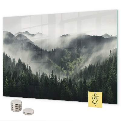 Magnetic board for wall forest landscape design