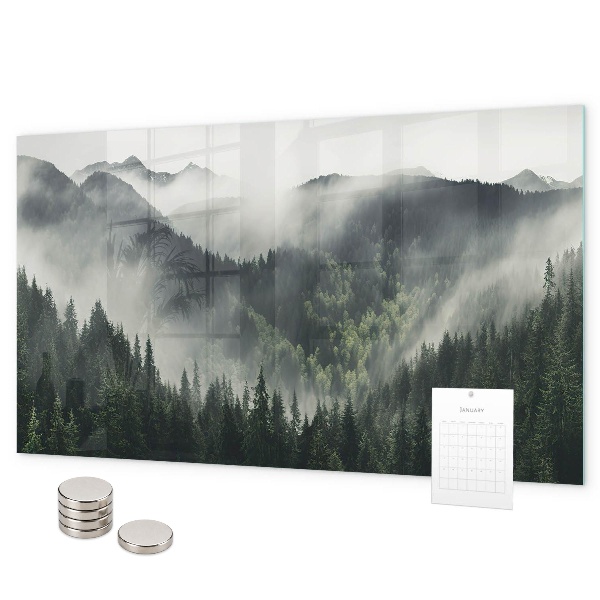 Magnetic board for wall forest landscape design