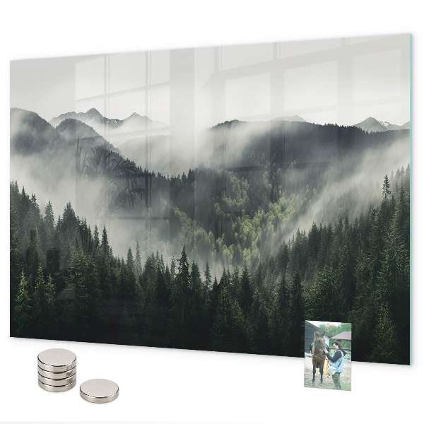 Magnetic board for wall forest landscape design