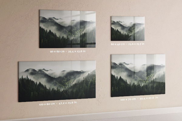 Magnetic board for wall forest landscape design