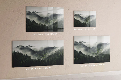Magnetic board for wall forest landscape design