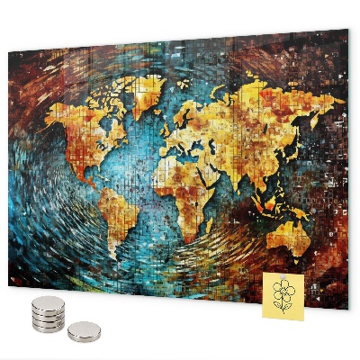 Magnetic wall board a world of chaos design