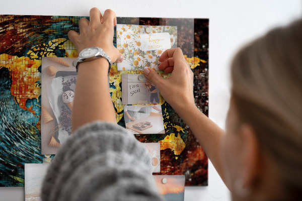 Magnetic wall board a world of chaos design
