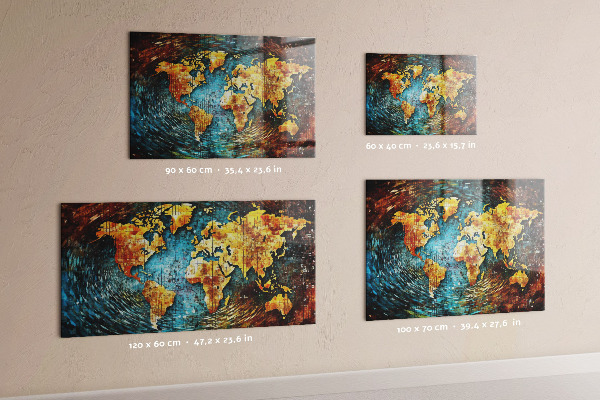 Magnetic wall board a world of chaos design