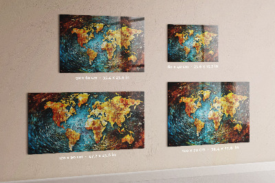 Magnetic wall board a world of chaos design
