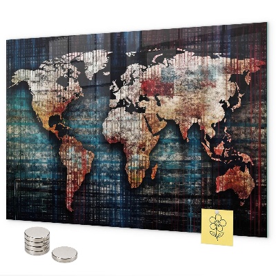 Magnetic board linear map design