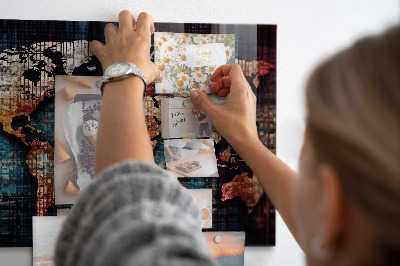 Magnetic board linear map design