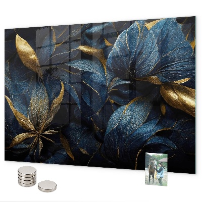 Magnetic board for wall ornamental flowers design