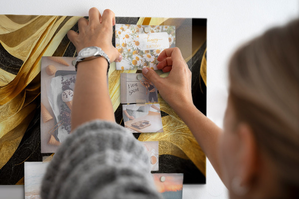 Magnetic board elegant abstraction design