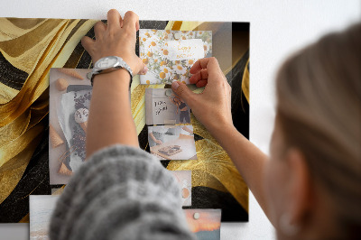 Magnetic board elegant abstraction design