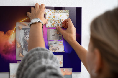 Magnetic board 3D smoke abstraction