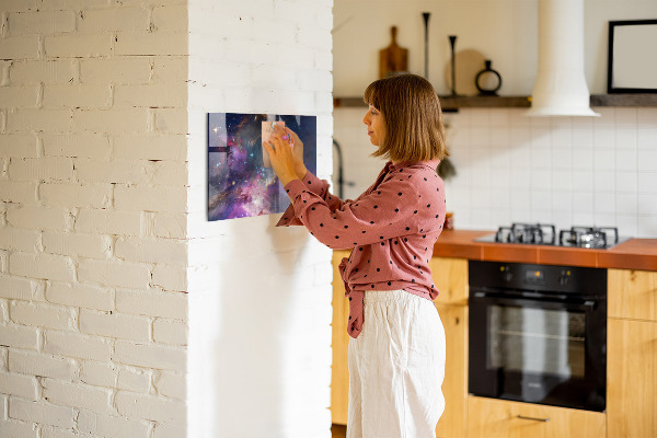 Magnetic board for wall Galaxy World design