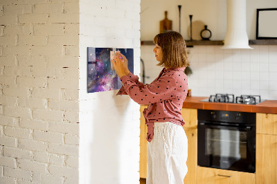 Magnetic board for wall Galaxy World design