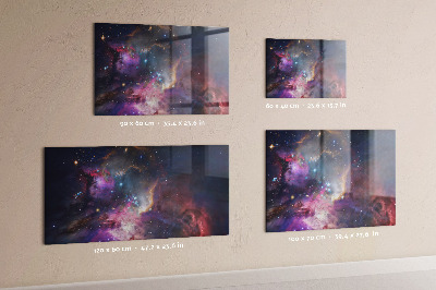 Magnetic board for wall Galaxy World design
