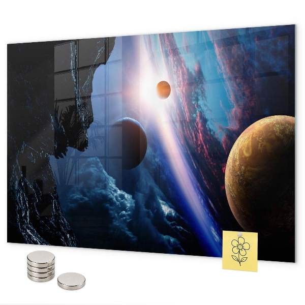 Magnetic board great galaxy design