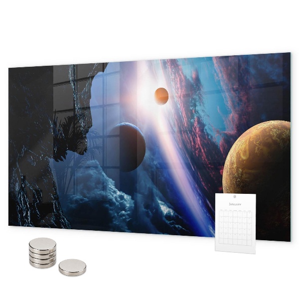 Magnetic board great galaxy design