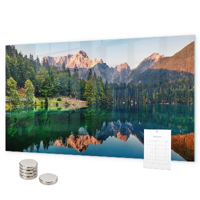 Magnetic wall board lake landscape design