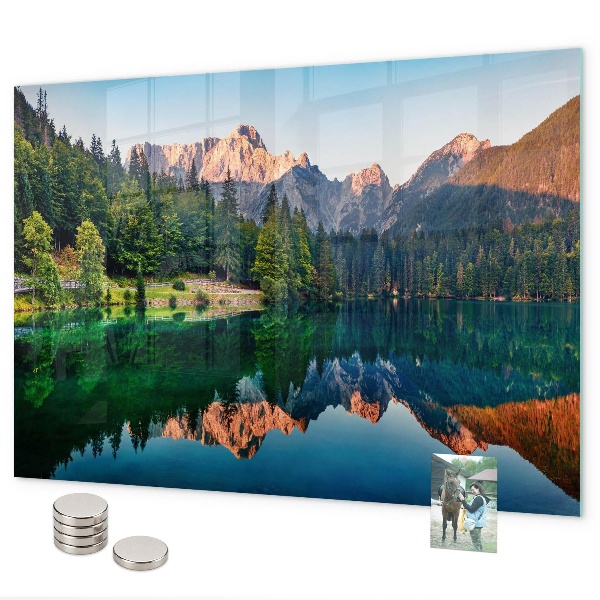 Magnetic wall board lake landscape design