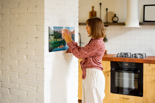 Magnetic wall board lake landscape design