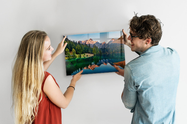 Magnetic wall board lake landscape design