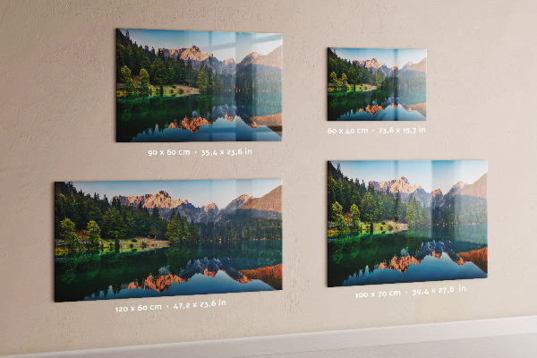 Magnetic wall board lake landscape design