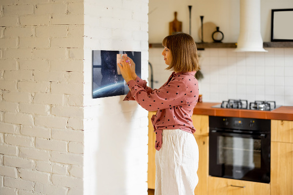 Magnetic board for wall astronaut design
