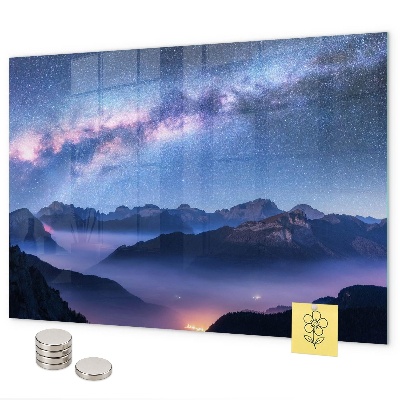 Magnetic board Milky Way design