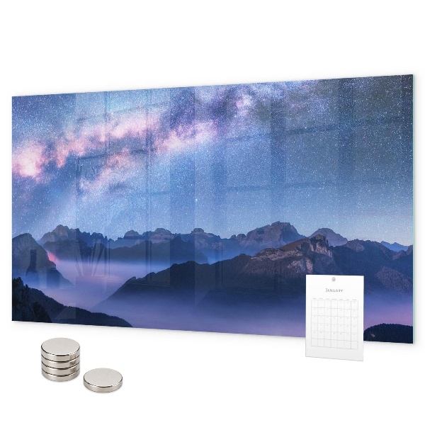 Magnetic board Milky Way design