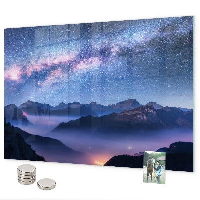 Magnetic board Milky Way design