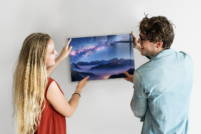 Magnetic board Milky Way design