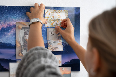 Magnetic board Milky Way design