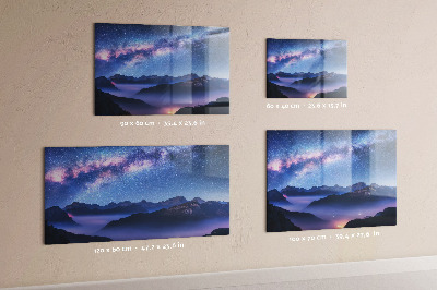 Magnetic board Milky Way design