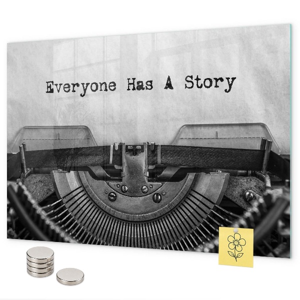 Magnetic board everyone has their own story design
