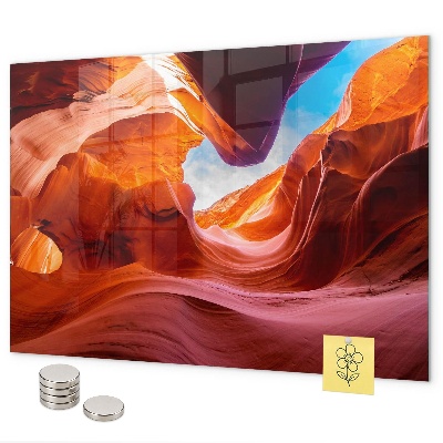 Magnetic board for wall canyon edition