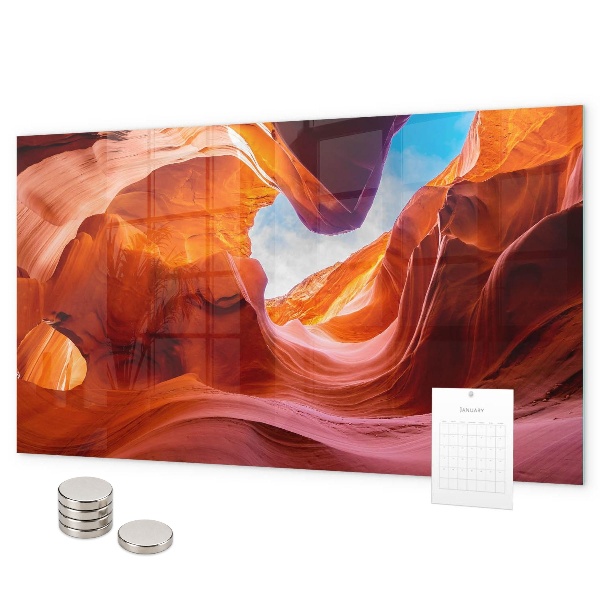 Magnetic board for wall canyon edition