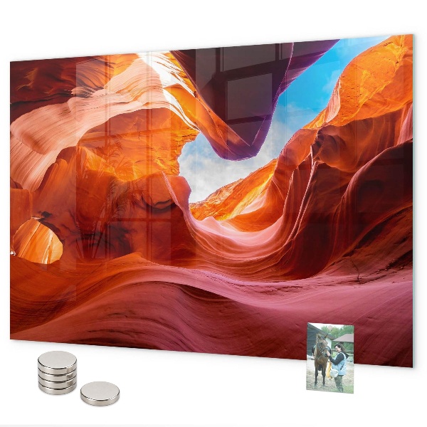 Magnetic board for wall canyon edition