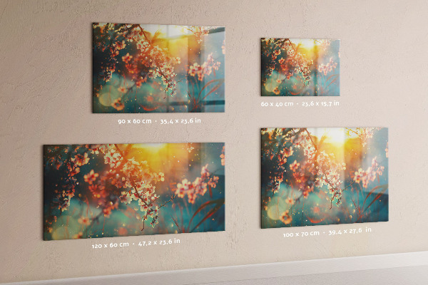 Magnetic board spring flowers design