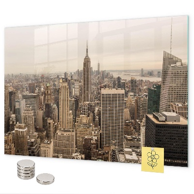 Magnetic board urban landscape design