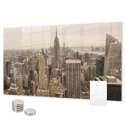Magnetic board urban landscape design